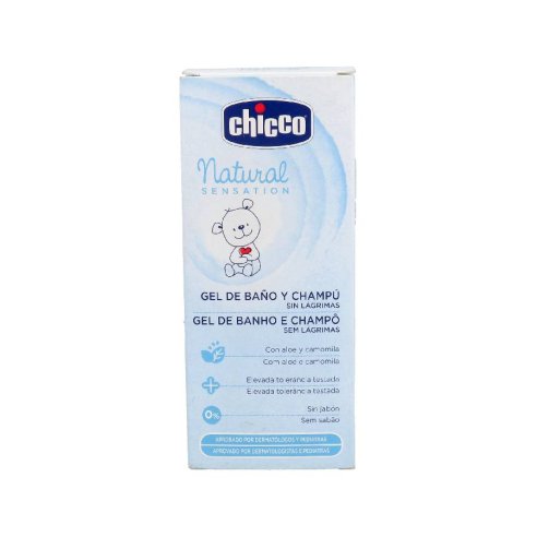 NATURAL SENSATION GEL DE BAÑO Y CHAMPU CHICCO 1 ENVASE 200 ML
