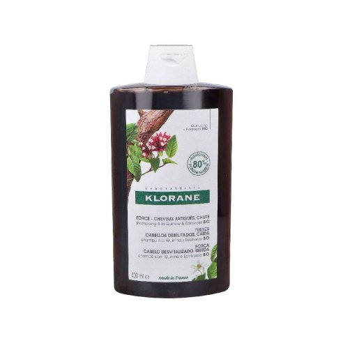 KLORANE CHAMPU A LA QUININA Y EDELWEISS BIO  1 ENVASE 400 ML