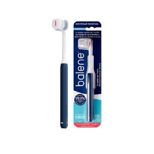 CEPILLO DENTAL ADULTO BALENE 1 UNIDAD SUAVE COLOR AZUL