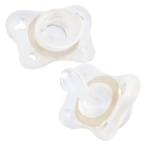 CHUPETE SILICONA CHICCO PHYSIO MINISOFT NOCHE 2 - 6 MESES 2 UNIDADES