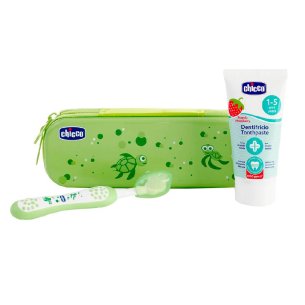 CHICCO SET DENTAL SIEMPRE SONRIENTE  COLOR VERDE