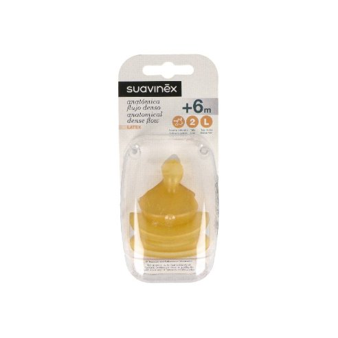 TETINA LATEX ANATOMICA SUAVINEX TALLA 2L 2 UNIDADES