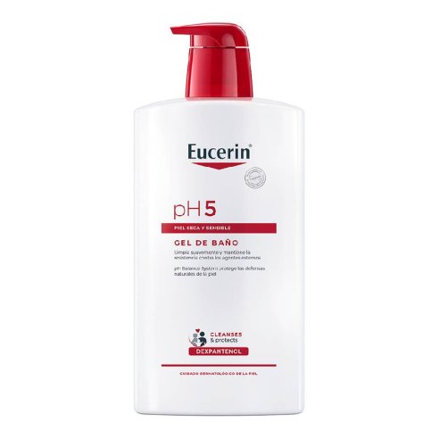 EUCERIN PIEL SENSIBLE PH-5 GEL DE BAÑO  1 ENVASE 1 L