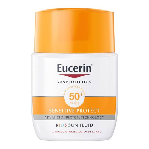 EUCERIN SUN PROTECTION 50 FLUIDO INFANTIL SENSITIVE PROTECT 1 ENVASE 50 ML POCKET SIZE