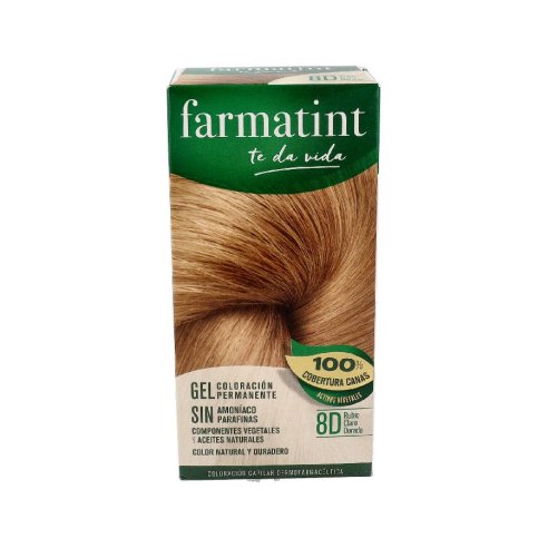 FARMATINT  1 ENVASE 135 ML TONO 8D RUBIO CLARO DORADO