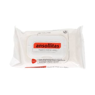 ANSOLLITAS TOALLITAS HIGIENE ANAL  50 TOALLITAS