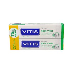VITIS ALOE VERA PASTA DENTIFRICA  2 ENVASES 150 ML SABOR...