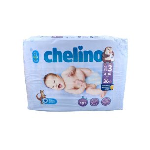 PAÑAL INFANTIL CHELINO TALLA 3 4 - 10 KG 36 PAÑALES