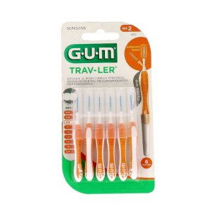 CEPILLO INTERDENTAL VIAJE GUM 1412 TRAV-LER ULTRAFINO 0.9...
