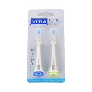 CEPILLO DENTAL ELECTRICO VITIS SONIC S10 / S20 MEDIO 2U...