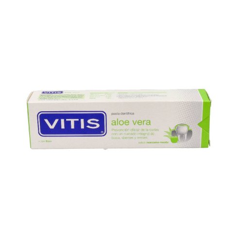 VITIS ALOE VERA PASTA DENTIFRICA  1 ENVASE 100 ML SABOR MANZANA