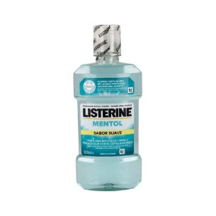 LISTERINE MENTOL SABOR  SUAVE  1 BOTELLA 500 ML
