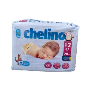PAÑAL INFANTIL CHELINO TALLA 2 3 - 6 KG 28 PAÑALES