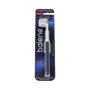 CEPILLO DENTAL ADULTO BALENE 1 UNIDAD MEDIO COLOR AZUL