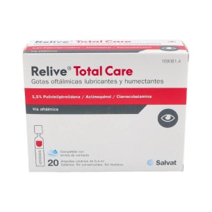 RELIVE TOTAL CARE GOTAS OFTALMICAS ESTERIL  20 MONODOSIS...