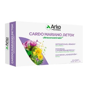 ARKOFLUIDO CARDO MARIANO DETOX  20 AMPOLLAS 15 ML