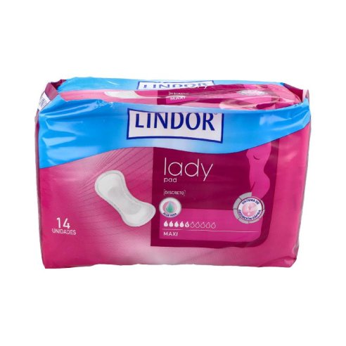 ABSORBENTE INCONTINENCIA ORINA LIGERA MOLICARE PREMIUM LADY PAD MAXI 5 GOTAS 14 UNIDADES