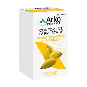 ARKOCAPSULAS ACEITE DE SEMILLAS DE CALABAZA BIO  50 CAPSULAS