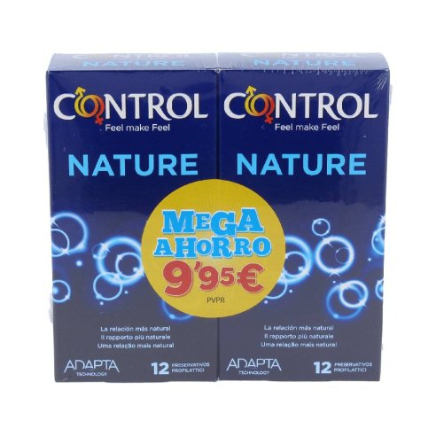 CONTROL NATURE PRESERVATIVOS 24 PRESERVATIVOS PACK MEGAPRECIO