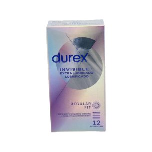 DUREX INVISIBLE EXTRA FINO EXTRA LUBRICADO PRESERVATIVOS...