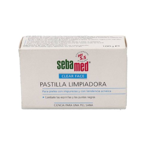 SEBAMED LIMPIADOR PASTILLA CLEAR FACE 1 ENVASE 100 G