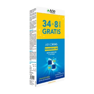 ARKOPHARMA MAGNESIO  VIT B6  2 UNIDADES 21 COMPRIMIDOS...