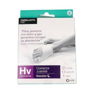 CORRECTOR JUANETE DESCANSO FARMALASTIC FEET TALLA G