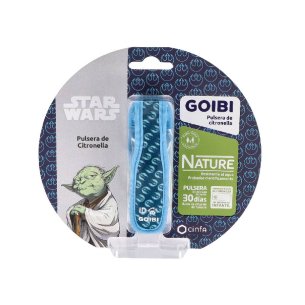 GOIBI PULSERA DE CITRONELLA NATURE  1 PULSERA STAR WARS YODA