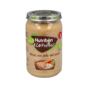 NUTRIBEN ECOPOTITOS POLLO DEL CORRAL CON ARROZ  1 ENVASE...