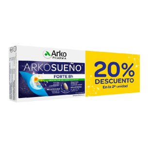 ARKORELAX SUEÑO FORTE 8H  2 UNIDADES 30 COMPRIMIDOS...