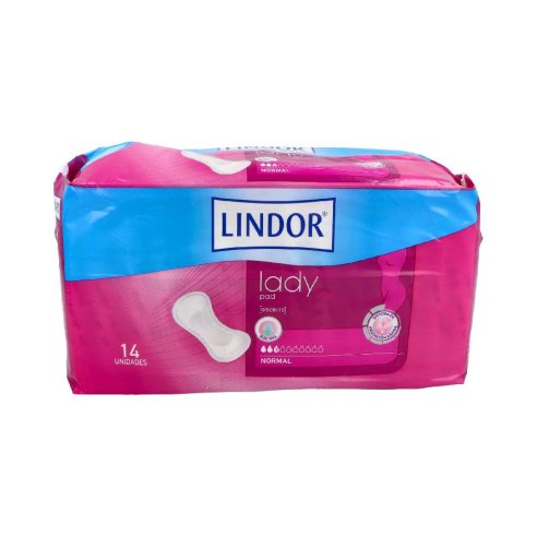 ABSORBENTE INCONTINENCIA ORINA LIGERA MOLICARE PREMIUM LADY PAD NOMRAL 3 GOTAS 14 UNIDADES