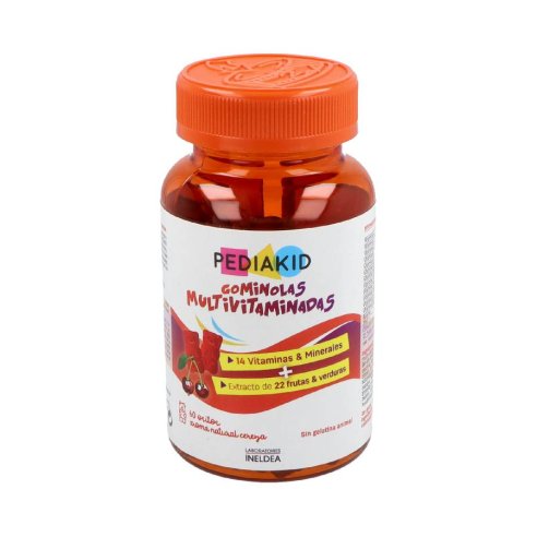 PEDIAKID GOMINOLAS MULTIVITAMINAS  60 GOMINOLAS