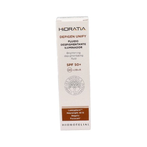 HIDROTELIAL DEPIGEN UNIFY SPF 50 DESPIGMENTANTE FLUIDO ILUMINADOR 1 ENVASE 50 ML