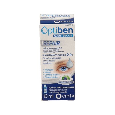 OPTIBEN OJOS SECOS REPAIR  1 FRASCO 10 ML