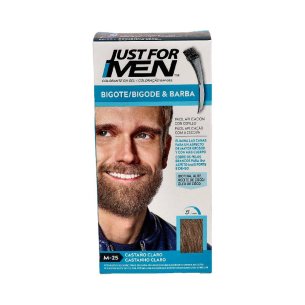 JUST FOR MEN BIGOTE Y BARBA GEL COLORANTE 1 ENVASE 30 ML...