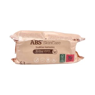 ABS SKINCARE TOALLITAS HUMEDAS CORPORALES  63 UNIDADES