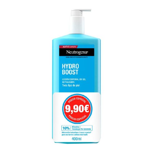 NEUTROGENA HYDRO BOOST LOCION CORPORAL HIDRATANTE GEL 1 ENVASE 400 ML PACK PROMOCIONAL