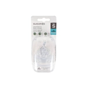 TETINA SILICONA ANATOMICA SUAVINEX TALLA 2 L 2 UNIDADES