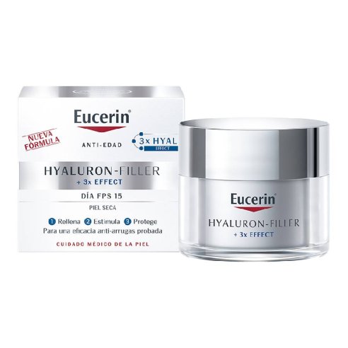 EUCERIN ANTIEDAD HYALURON FILLER DIA FPS 15 PIEL SECA  1 ENVASE 50 ML