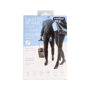 CALCETIN DE VIAJE MEDILAST 2 UNIDADES TALLA GRANDE COLOR...