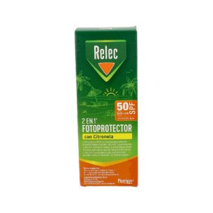 RELEC FOTOPROTECTOR SPF 50 CON CITRONELA  1 SPRAY 100 ML