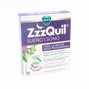 ZZZQUIL SUEÑO TODA LA NOCHE  28 COMPRIMIDOS